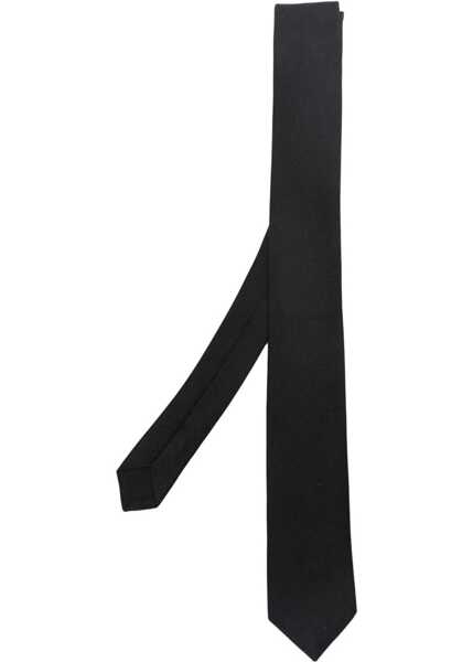 Cravate Saint Laurent Skinny Evening Tie With Logo BLACK Barbati (BM 18952066) 1