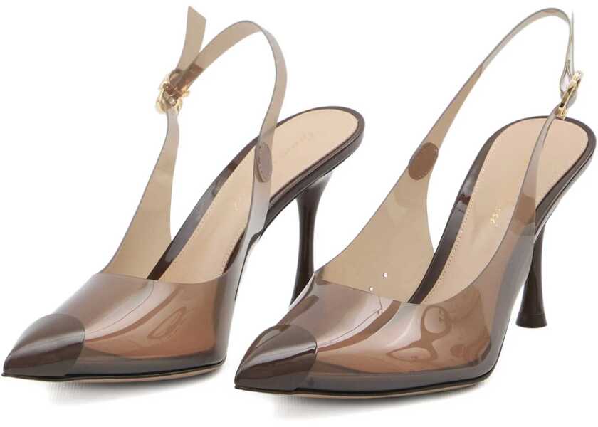 Pantofi cu toc Gianvito Rossi Diana Slingback Pumps BROWN Femei (BM 18952396) 2
