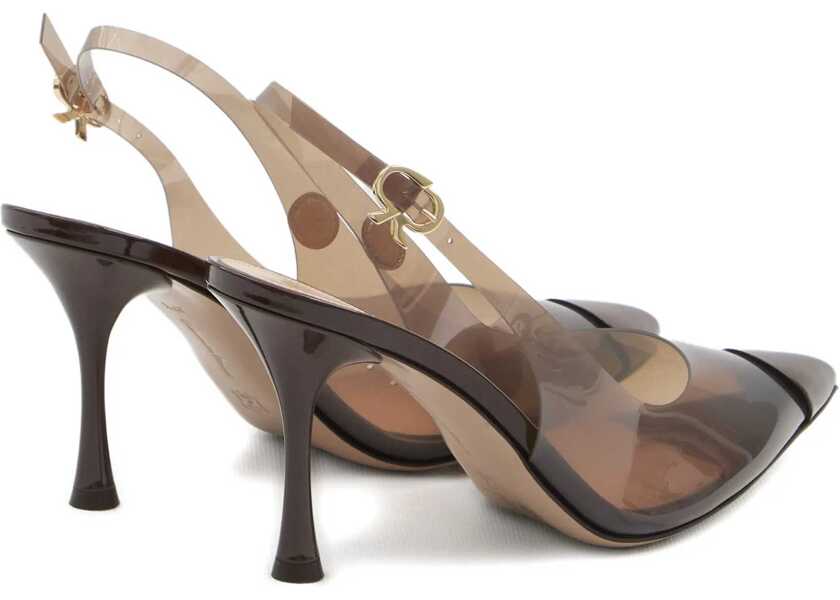 Pantofi cu toc Gianvito Rossi Diana Slingback Pumps BROWN Femei (BM 18952396) 4