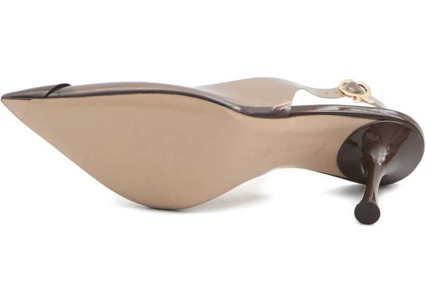 Pantofi cu toc Gianvito Rossi Diana Slingback Pumps BROWN Femei (BM 18952396) 5