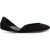 THE ROW Suede Gemma Ballet Flats Black
