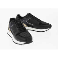 Sneakers Leather Lace-Up Sneakers With Breathable Inserts Barbati