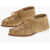 PIERRE HARDY Suede Tahoe Loafers With Fringed Detail Beige