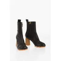 Botine Nappa Shore Booties With Inner Zip 9Cm Femei