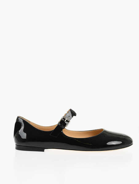 Balerini casual MACH & MACH Patent Leather Petit Coeur Mary Jane Ballet Flats Black Femei (BM 18952459) 3