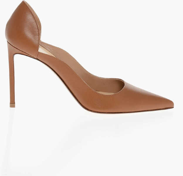 Pantofi stiletto Francesco Russo Leather Pumps With Stiletto Heel 9Cm Brown Femei (BM 18952471) 3