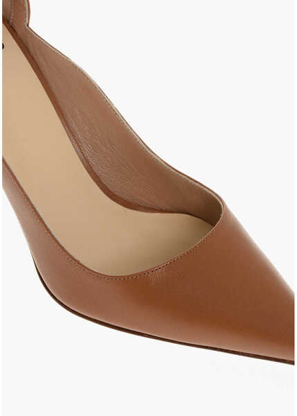 Pantofi stiletto Francesco Russo Leather Pumps With Stiletto Heel 9Cm Brown Femei (BM 18952471) 4