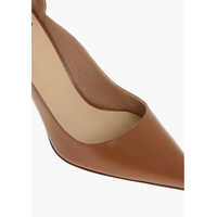 Pantofi stiletto Dama - Pantofi stiletto Francesco Russo Leather Pumps With Stiletto Heel 9Cm Brown Femei (BM 18952471) - B-mall.ro