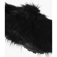 Pantofi casual pentru Barbati - Pantofi casual Sacai Eco-Fur Lace-Up Shoes Black Barbati (BM 18952501) - B-mall.ro