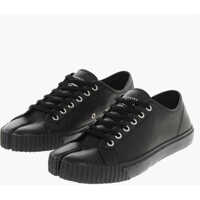 Sneakers Mm22 Solid Color Leather Tabi Low Top Sneakers Barbati