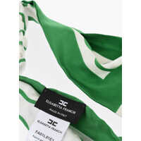 Esarfe Elisabetta Franchi Dama - Esarfe Elisabetta Franchi Silk Headband Green Femei (BM 18952597) - B-mall.ro