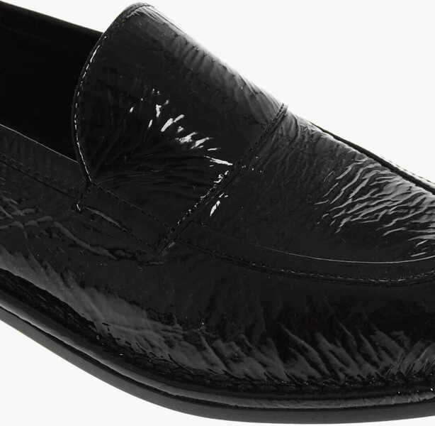 Mocasini PIERRE HARDY Patent Leather Noto Loafers With Cuir Sole Black Femei (BM 18952615) 4