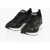 Valentino Garavani Leather V-Logo Sneakers With Logo Patch Black
