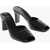 THE ROW Open Toe Milla Leather Mules 8Cm Black