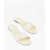 THE ROW Satin Combo Slides With Cuir Sole White