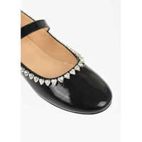 Balerini casual Dama - Balerini casual MACH & MACH Patent Leather Audrey Mary Jane Ballet Flats With Rhinestone Black Femei (BM 18952654) - B-mall.ro