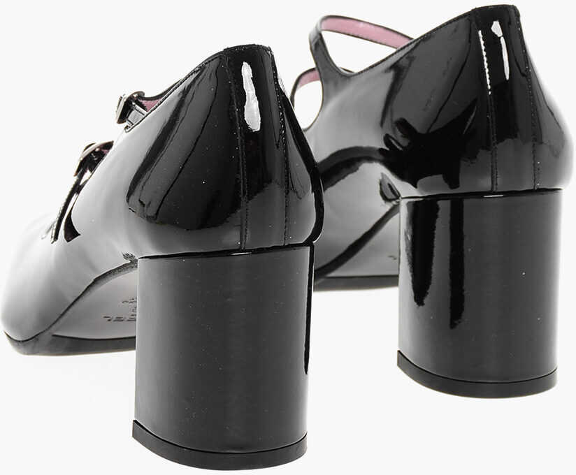 Pantofi stiletto CAREL PARIS Patent Leather Alice Mary Jane Pumps 7Cm Black Femei (BM 18952660) 2