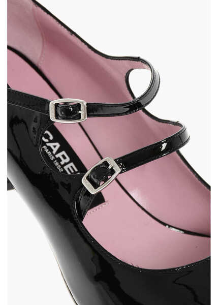 Pantofi stiletto CAREL PARIS Patent Leather Alice Mary Jane Pumps 7Cm Black Femei (BM 18952660) 4