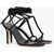 Isabel Marant Suede Macrame T-Bar Sandals 9Cm Black