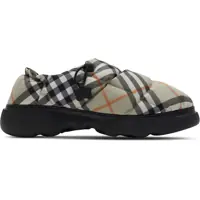 Saboti Tartan Patterned Puffy Quilted Mules Barbati