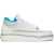 Valentino Garavani Leather Runboot Mid-Top Sneakers White
