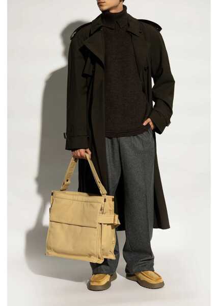 Ghete Burberry Suede Manilla Lace-Up Booties Beige Barbati (BM 18952852) 3