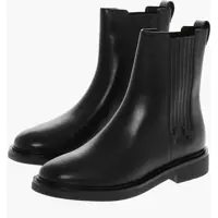 Botine Leather T-Gore Chelsea Booties Femei