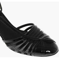 Pantofi stiletto Dama - Pantofi stiletto Salvatore Ferragamo Patent Leather Edyna Slingbacks With Stiletto Heel 6Cm Black Femei (BM 18952978) - B-mall.ro