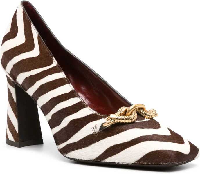 Pantofi stiletto Tory Burch Pony Hair Jessa Pumps With Zebra Pattern 9Cm Brown Femei (BM 18952981) 2