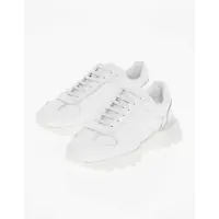 Sneakers Mm22 Solid Color Leather Low Top Sneakers Barbati