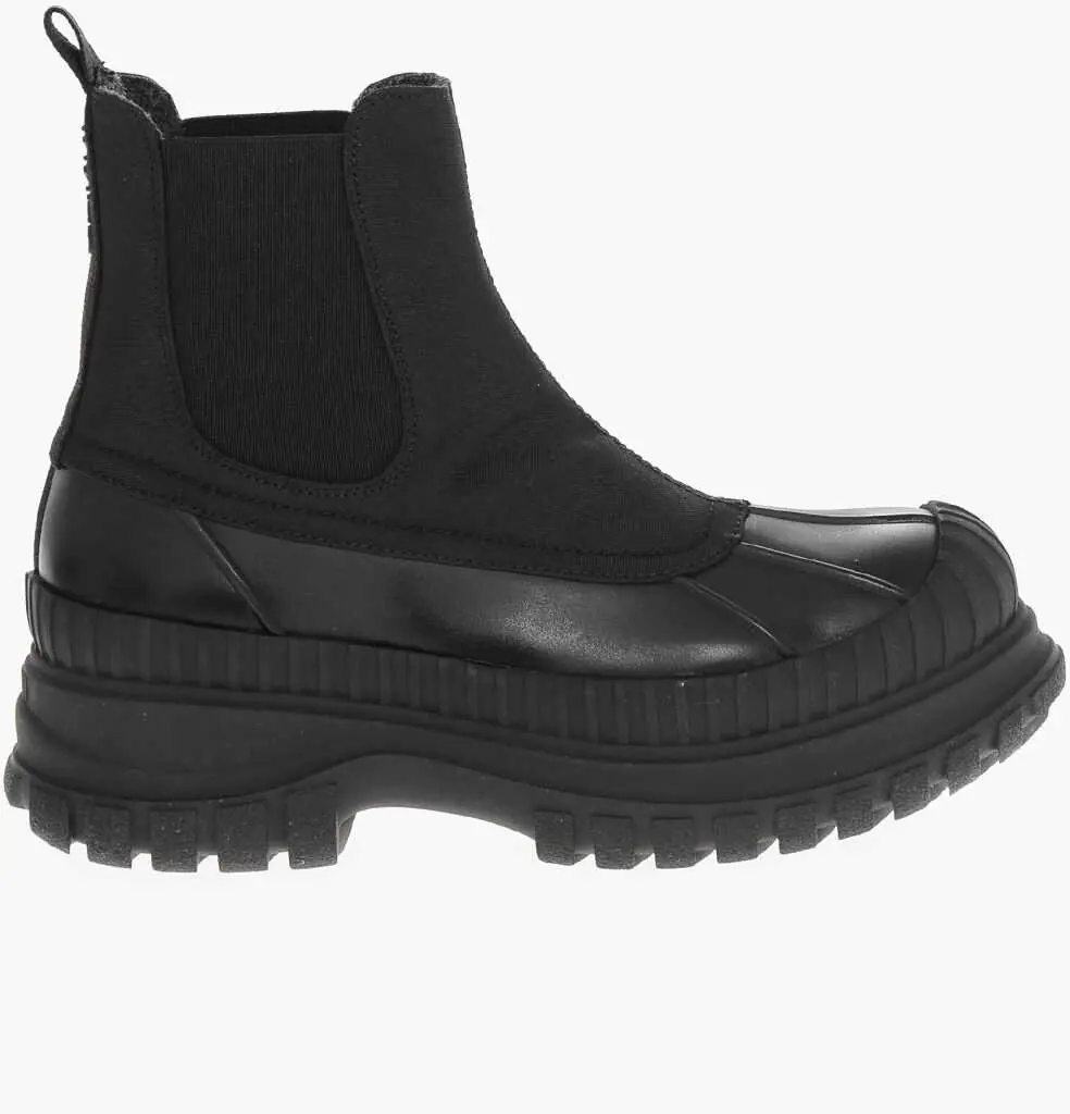 Botine Ganni Rubber Chelsea Booties Black Femei (BM 18953068) 3