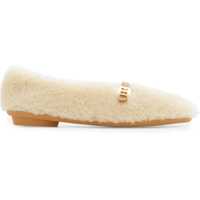 Balerini casual Shearling Noella Mary Jane Ballet Flats Femei
