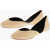 THE ROW Suede Gemma Ballet Flats Beige