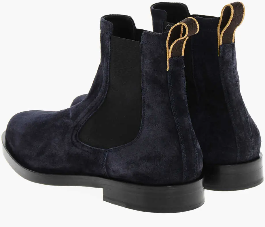 Ghete Moorer Suede Borgoni Chelsea Booties Blue Barbati (BM 18953581) 2