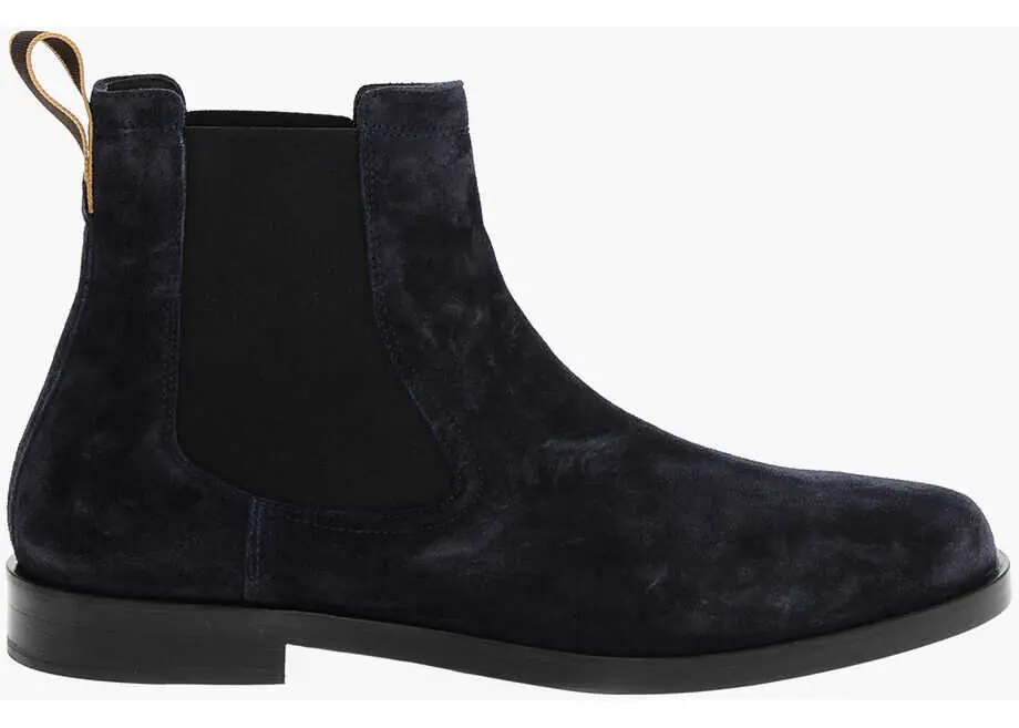 Ghete Moorer Suede Borgoni Chelsea Booties Blue Barbati (BM 18953581) 3