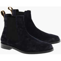 Ghete Suede Borgoni Chelsea Booties Barbati
