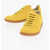 Maison Margiela Mm22 Solid Color Suede Low Top Sneakers Yellow