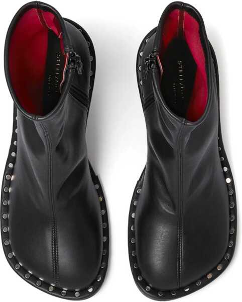 Botine Stella McCartney Eco-Leather Ryder Booties With Studs 8Cm Black Femei (BM 18953596) 4