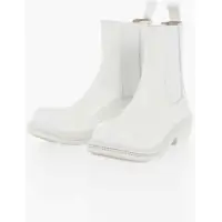 Botine Leather Fireman Chelsea Booties Femei