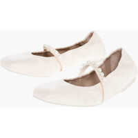 Balerini casual Mary Jane Goldie Ballet Flats With Decorative Pearls Femei