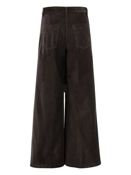 Pantaloni casual Aspesi Aspesi Trousers Brown Femei (BM 18953661) 2
