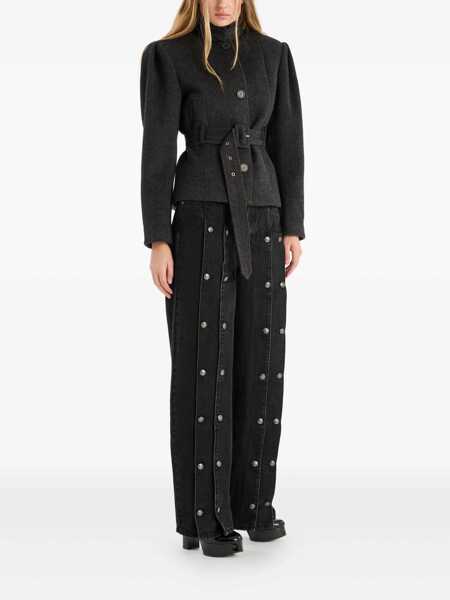 Blugi ROTATE Birger Christensen Rotate Birger Christensen Jeans BLACK DENIM Femei (BM 18954021) 2