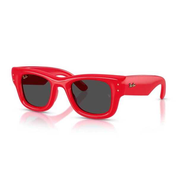 Ochelari de soare Ray-Ban Ray-Ban Rb4940 Wayfarer Puffer  By Asap Rocky Sunglasses RED Femei (BM 18954429) 2