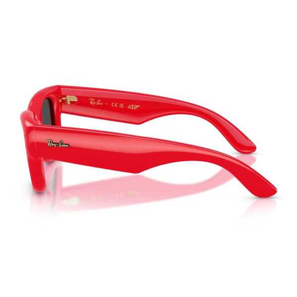 Ochelari de soare Ray-Ban Ray-Ban Rb4940 Wayfarer Puffer  By Asap Rocky Sunglasses RED Femei (BM 18954429) 3