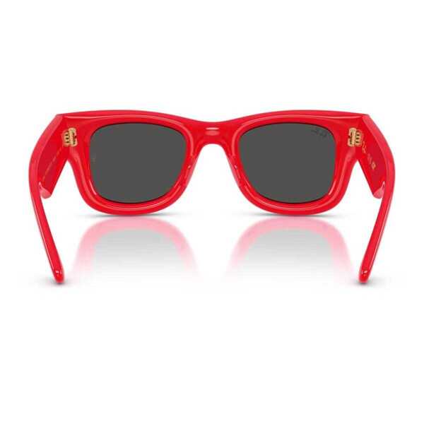 Ochelari de soare Ray-Ban Ray-Ban Rb4940 Wayfarer Puffer  By Asap Rocky Sunglasses RED Femei (BM 18954429) 4