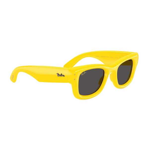 Ochelari de soare Ray-Ban Ray-Ban Rb4940 Wayfarer Puffer By Asap Rocky Sunglasses YELLOW Femei (BM 18954435) 5