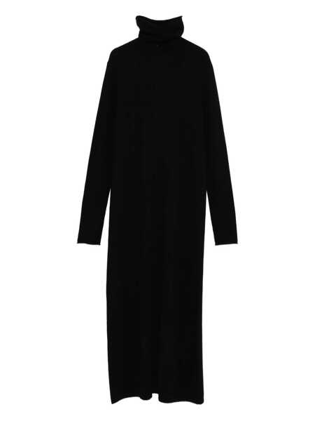Rochii Lisa Yang Alina Blackturtleneck Midi Dress In Cashmere Woman Black Femei (BM 18954735) 2
