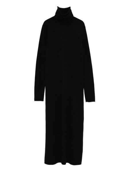 Rochii Lisa Yang Alina Blackturtleneck Midi Dress In Cashmere Woman Black Femei (BM 18954735) 1