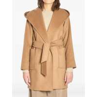Bluze de trening Max Mara "Rialto" Belted Hoodie Classic Coat Clothing Femei