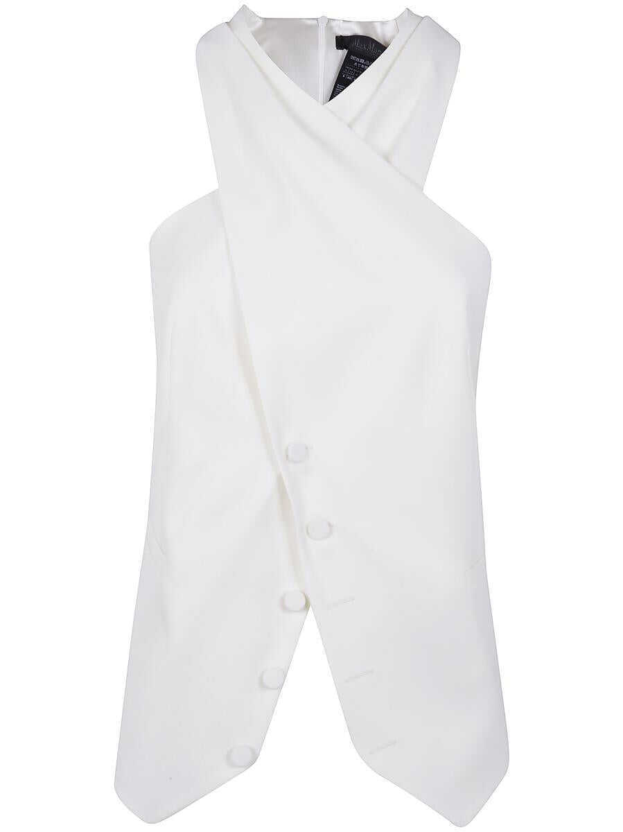 Geci Max Mara Max Mara Selva Top Vest Clothing WHITE Femei (BM 18955086) 1